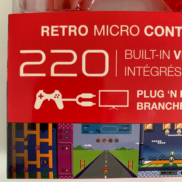 LOT of 4 MY ARCADE RETRO MICRO CONTROLLER 220 Built In Video Plug ‘n Play NEW - Picture 2 of 9
